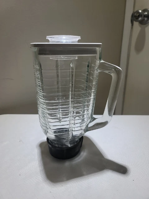 5 Cup Square Top Glass Blender Replacement Jar for Oster & Osterizer