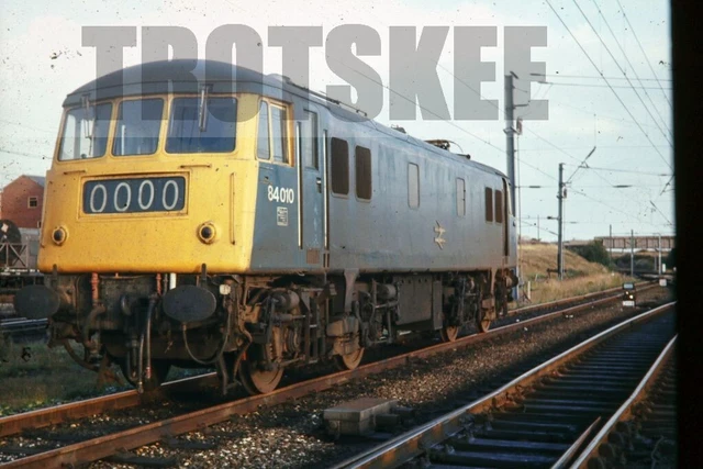 35MM SLIDE BR British Rail Electric Loco Class 84 84010 Springs Branch ...