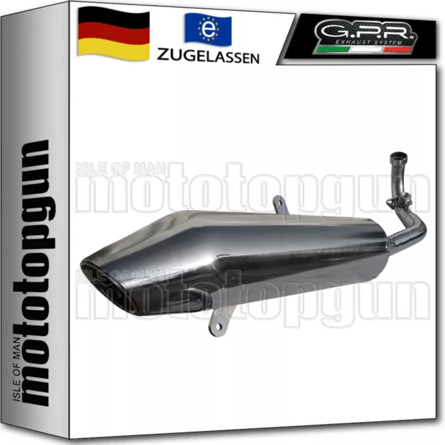 Gpr Auspuff Komplett Abe Vintalogy Piaggio Vespa 300 Gts-Gtv 2008 08 2009 09