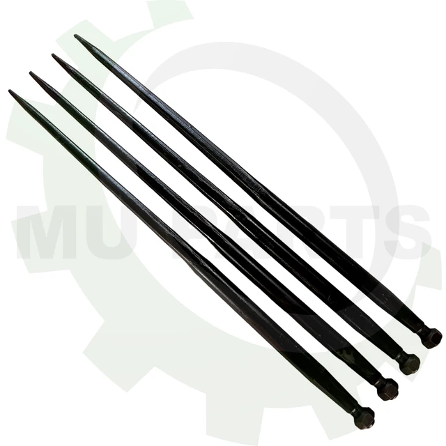 4x BPT Frontladerzinken M28x1,5 1100mm Ballenzinken Frontlader Schwerlastzinken