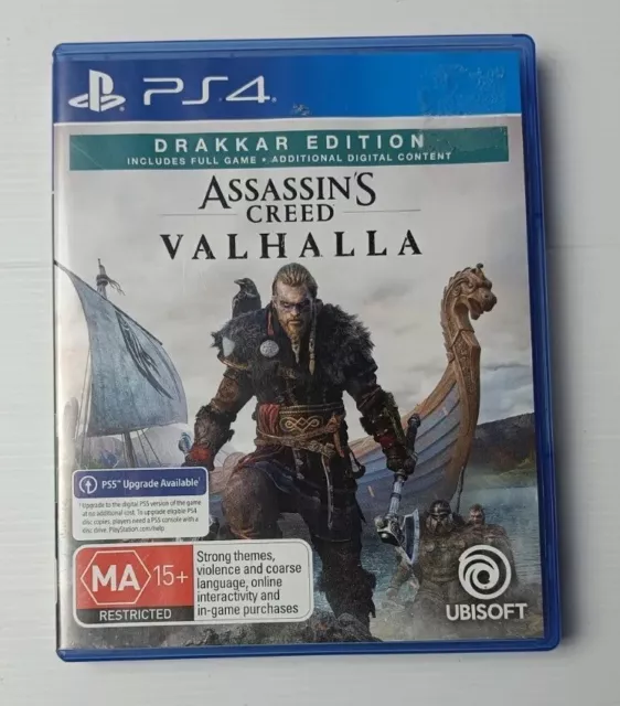 RARE' ASSASSINS CREED Valhalla Drakkar Edition'Complete' PS4