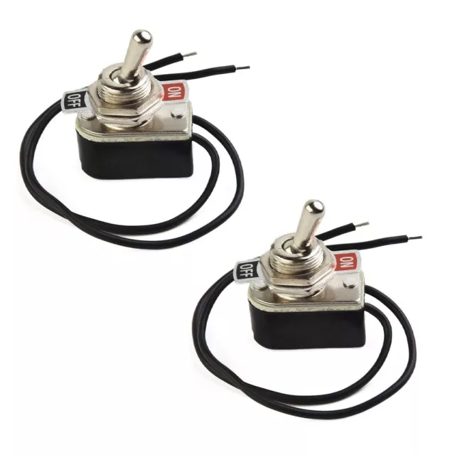 Xtoggle Switch SPST 6A SPST 2PCS 440V And Below 6A/125V ON/OFF Prewired