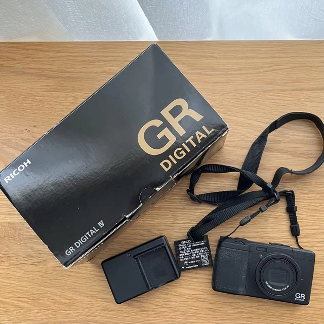 Ricoh GR Digital IV 10.1MP Compact Digital Camera Black Used From Japan black