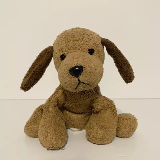 Russ Berrie Luv Pets Buddy Puppy Dog Brown Ears Bean Bag Plush Stuffed Lovey