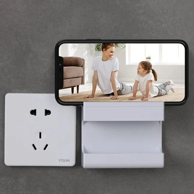 Plastics Remote Control Holder Wall-mounted Mobile Phone Holder  Living Room