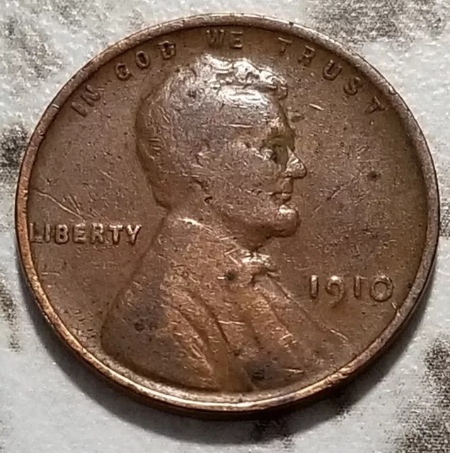 1910 P Philadelphia U.S. Lincoln Wheat Penny Free S&H BIN270