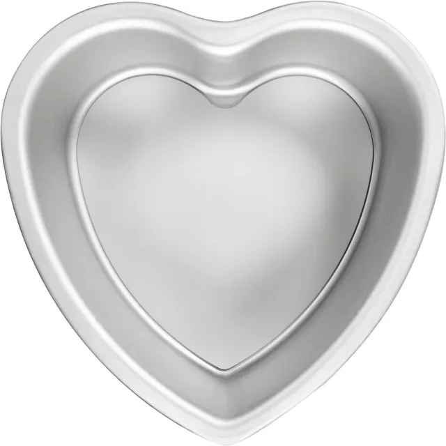 Fat Daddios Anodized Aluminum, Heart Pan, 6 in x 3 in