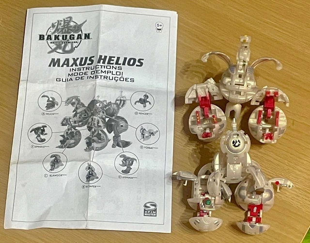 Bakugan Pearl Leefram Maxus Helios – Figurine Spin Master – Occasion