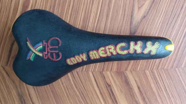 EDDY MERCKX SELLE Italia Trimatic saddle yellow $95.00