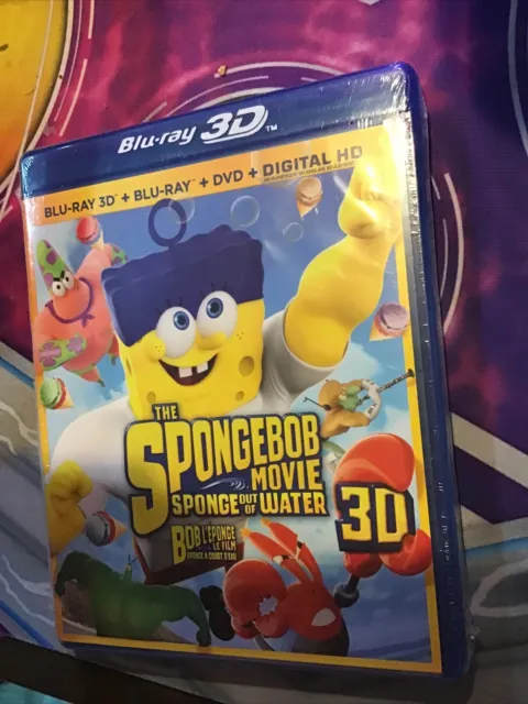 The Spongebob Squarepants Movie Sponge Out Of Water Blu Raydvd 3