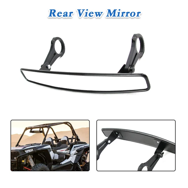 Specchietto retrovisore largo 1,75" UTV moto adatto per Polaris RZR800 XP900 XP1000