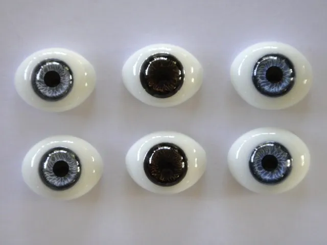 Eyes IN Glass Paperweight 24 MM for Antique Dolls Or Modern - Reborning