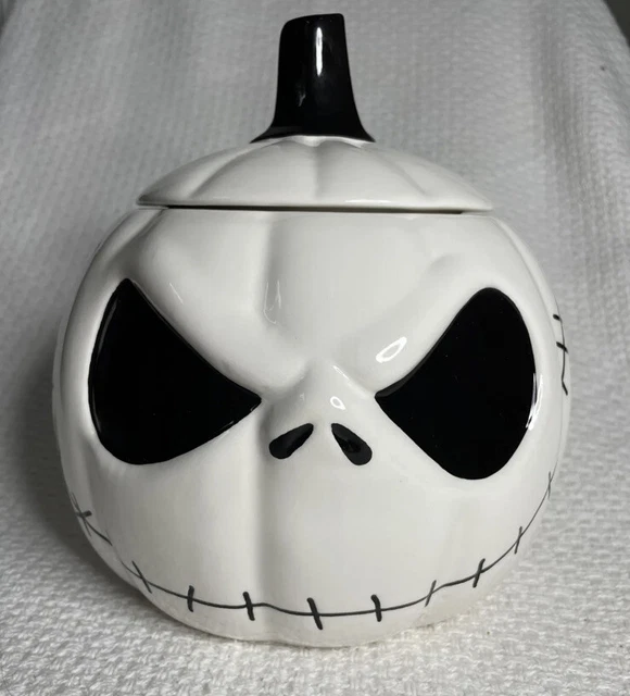 DISNEY JACK SKELLINGTON Pumpkin Nightmare Before Christmas Cookie Jar