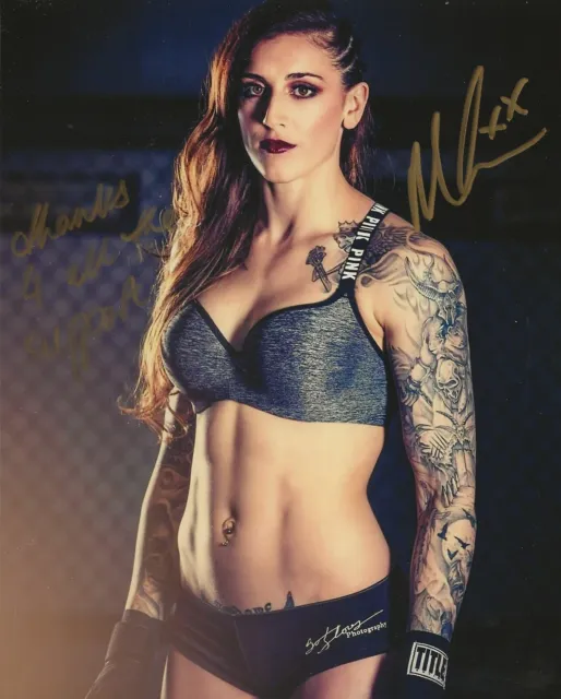 Megan Anderson REAL hand SIGNED Photo #4 COA Autographed UFC Fighter
