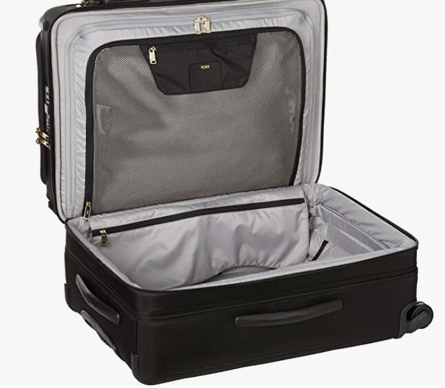 TUMI Alpha 3 Short Trip Expandable 4 Wheeled Packing Case Black And Gold $1,150 5