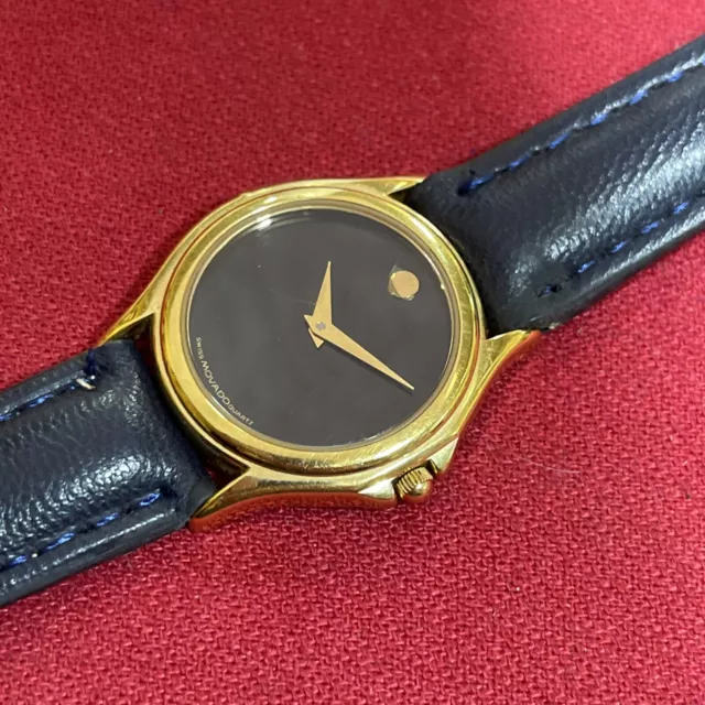 ladies Movado museum 87-E4-0823 running good, new battery installed