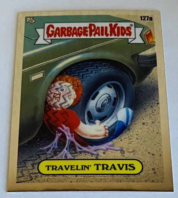 2021 Garbage Pail Kids Chrome Series 4 GPK Travelin’ Travis #127a