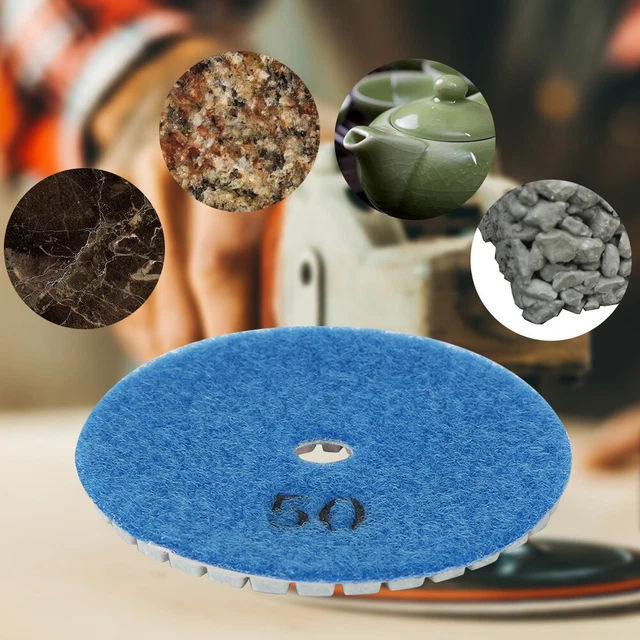 3inch Round Polishing Pad Granite Marble Grinding Disc Wet Polisher Tool