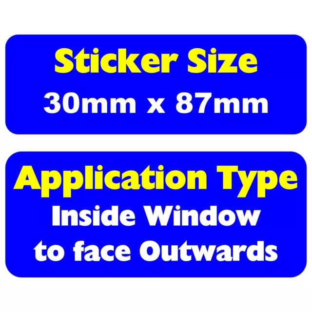 5 x Stickers OBD Port Immobilised Security Signs Window Warning Alarm Car Van 2