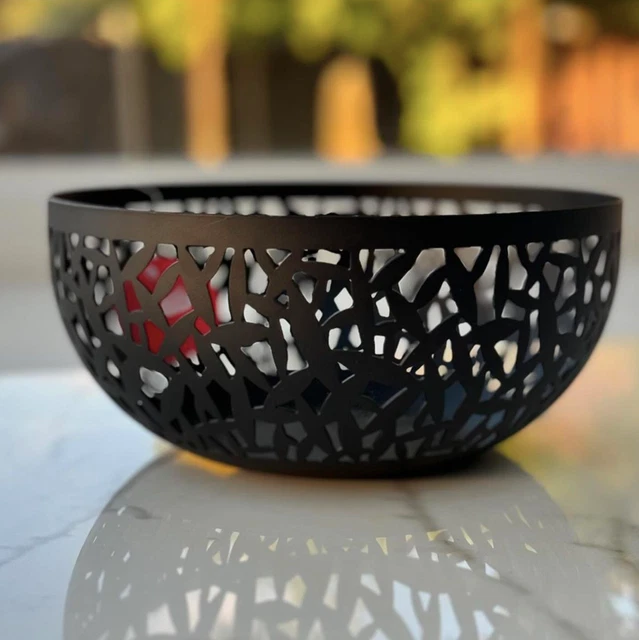 Corbeille à Fruits Alessi Trinity Basket Noir