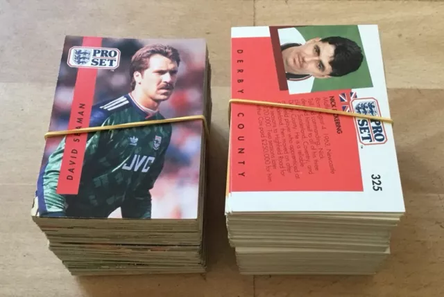 Pro Set Cards 1990/91 - Finish Your Collection - No.s 167-328