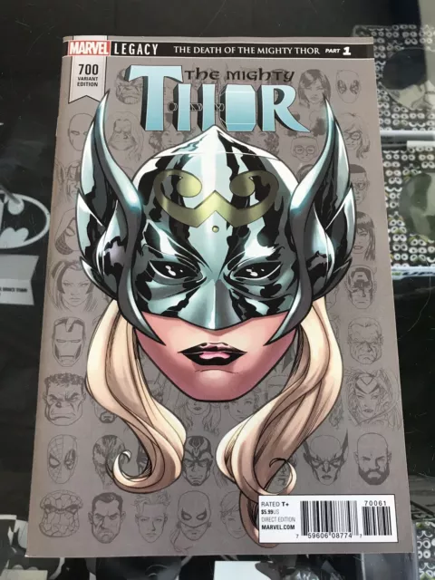 The Mighty Thor # 700 Mike McKone Headshot Variant First Printing