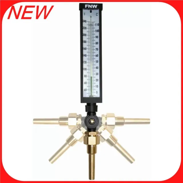 FNW Thermometer Figure 9S -30 to 240 Deg F 9" FNW9S30240AT     R12