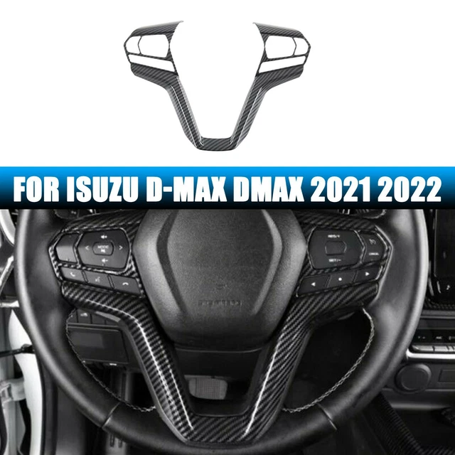 FOR ISUZU DMAX Dmax 2021 2022 Carbon Fiber Car Steering Wheel Decor