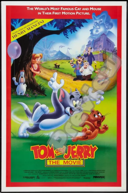 Tom and Jerry Disney Anime Comedy Film Movie Print Poster Wall Art Picture A4