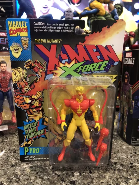 1994 Marvel Comics The Evil Mutants X-Men X-Force Pyro Action Figure by Toy Biz