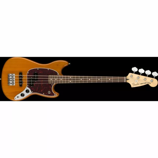 FENDER Lecteur MUSTANG Bass Pj , Pau Ferro, Vielli Natural