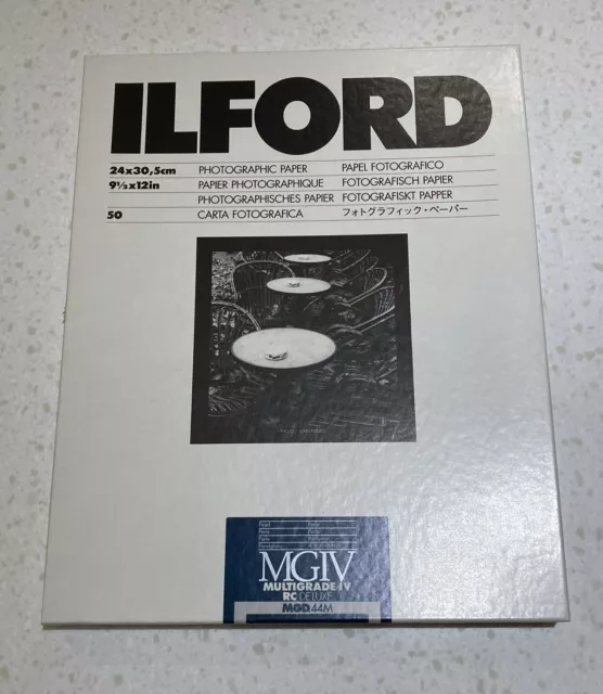 ILFORD MULTIGRADE IV RC DELUXE MGD.44M PEARL 9.5x12in (24x30.5cm) - 50 Sheets