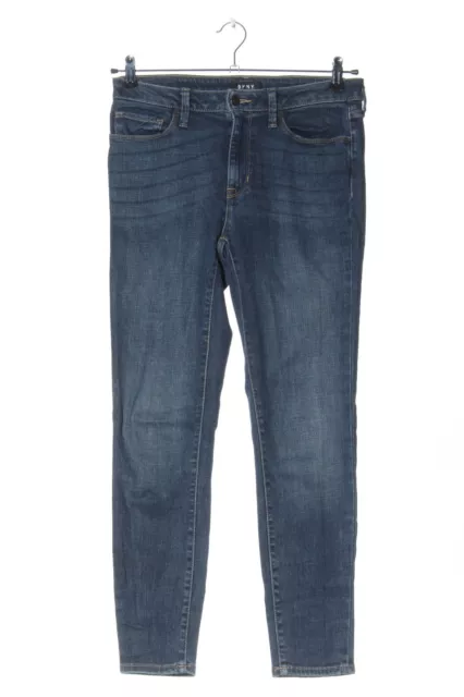 DKNY Jeans a vita alta Donna Taglia IT 42 blu stile casual