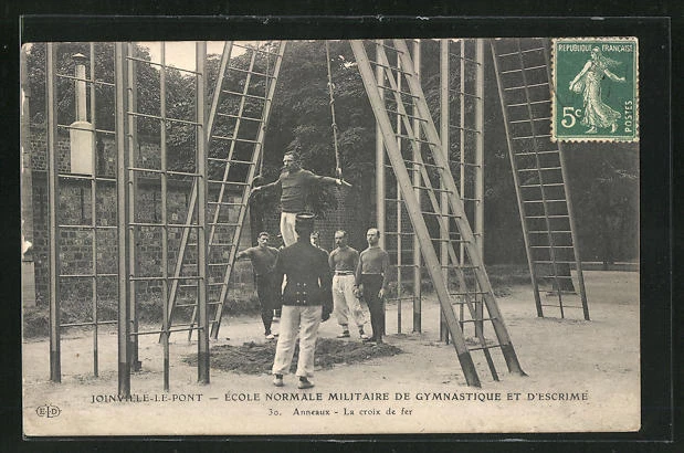 CPA Joinville-le-Pont, Ecole Normale Militaire de Gymnastics et d'Fencing, Ann