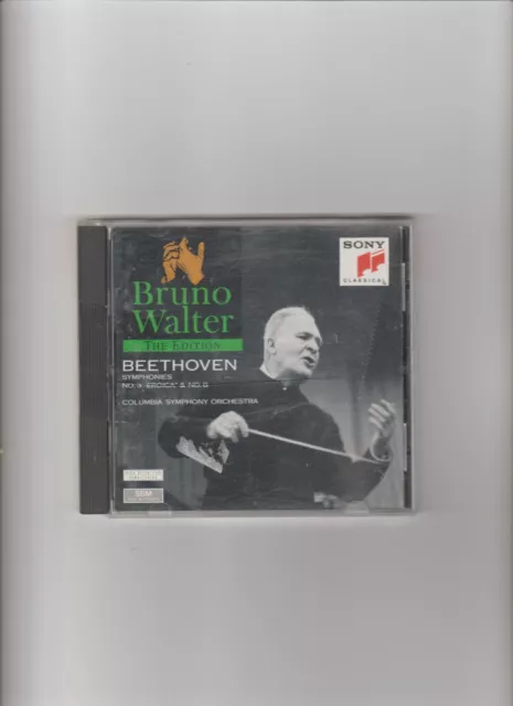 Beethoven: Symphonies Nos. 3 "Eroica" & 8 / Bruno Walter, CD