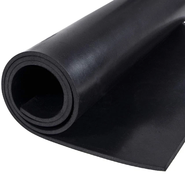 Neoprene Rubber Sheet Roll 1/8 (.125) Inch Thick X 12 Inch Wide X 24 Inch Long f
