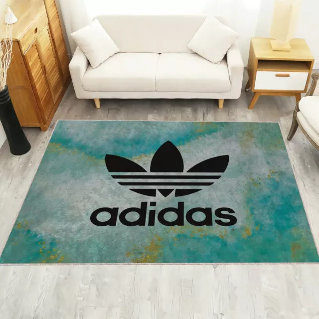 Adidas Logo Cool Rug, Dope Decoration, Hype Gift, Sneaker Colelction Decor