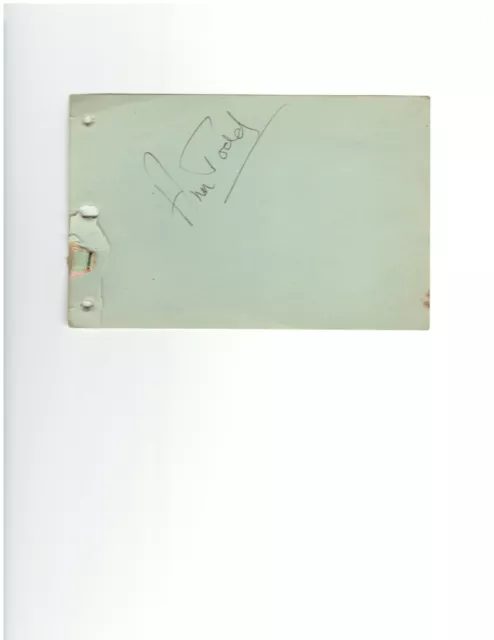 Actress Ann Todd  Autograph On Album Page