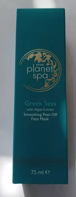 Avon  Planet Spa GREEK SEAS mit Algenextrakt Glättende Abziehmaske 75 ml Neu