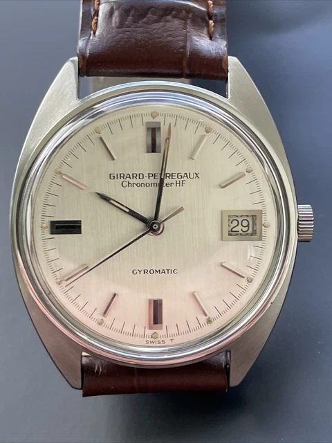STUNNING GENTS 1960S Girard-Perregaux Chronometer HF Gyromatic