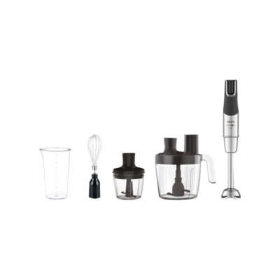 Bianco Trasparente Acciaio inossidabile Krups Perfect Mix 9000 300W Sbattitore con base Nero 