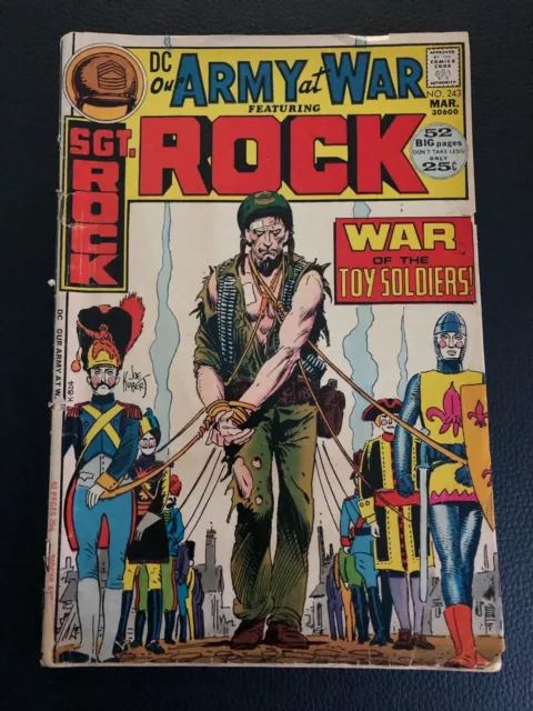 Our Army At War #243 Fine 6.0 Sgt Rock 1972 Dc Comics