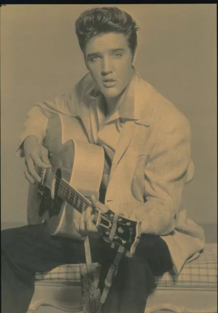 Vintage Poster Elvis Presley with Guitar