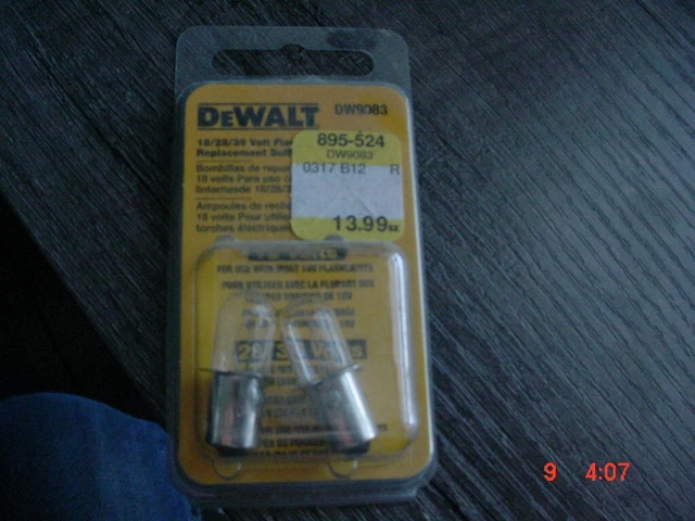 DEWALT DC5273 Fluorescent Bulb Fits 12V-18V Lights NEW IN PACK Fits Dc527 Dc528 - Foto 7