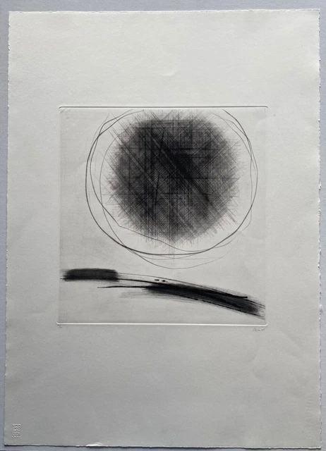 Guido Strazza Senza titolo 2009 Acquaforte firmata e numerata
