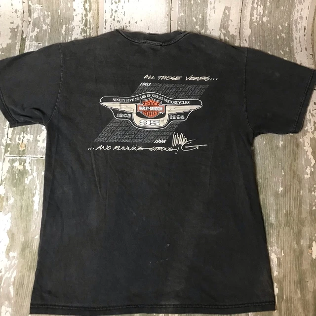 vintage style harley davidson shirt