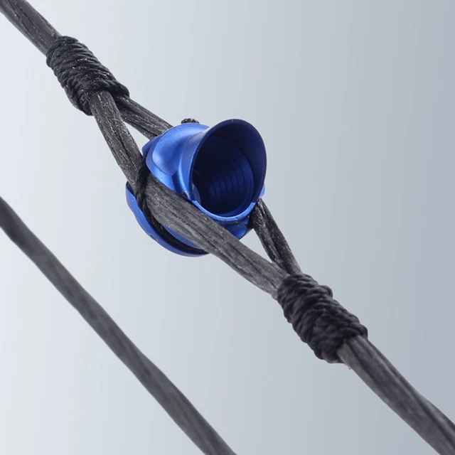 Namvo Séparateur Corde Arc Composé - Poulie Glissière Alliage Aluminium, Câble Slide Roller Pour Tir à L'Arc Chasse & Loisir, Noir Silencieux