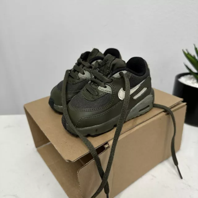 Kids Infants Nike Air Max 90 Khaki UK3.5c 99p Start No Reserve DANYOUNGUK