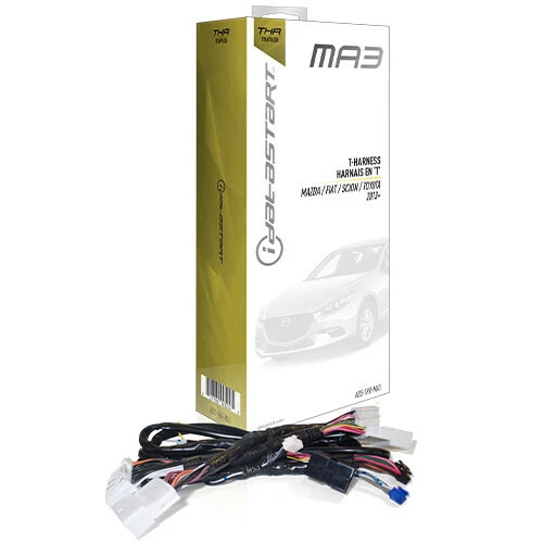 Excalibur Alarms Ads-Thr-Ma3 T-Harness For Select 2013+ Mazda Push-To-Start Cars