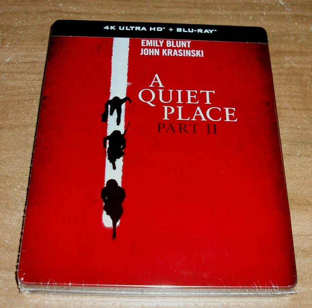 UN LIEU CALME II ( A Quiet Place II) 4K UHD + Blu-Ray Neuf Steelbook